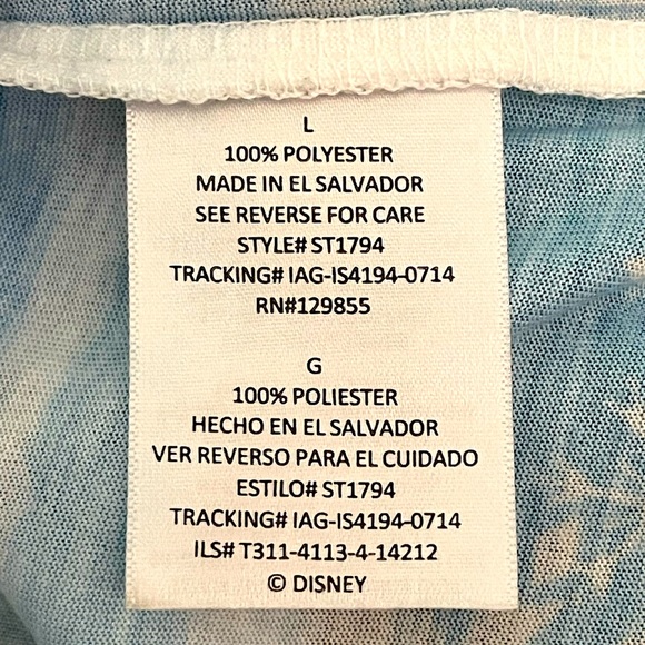 ✨3 FOR $18✨ MIX & MATCH…GIRLS “DISNEY” FROZEN LIGHTWEIGHT TOP…SIZE LARGE - Picture 2 of 3